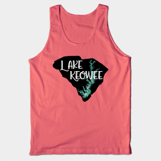 Lake Keowee over South Carolina Tank Top by DRHArtistry